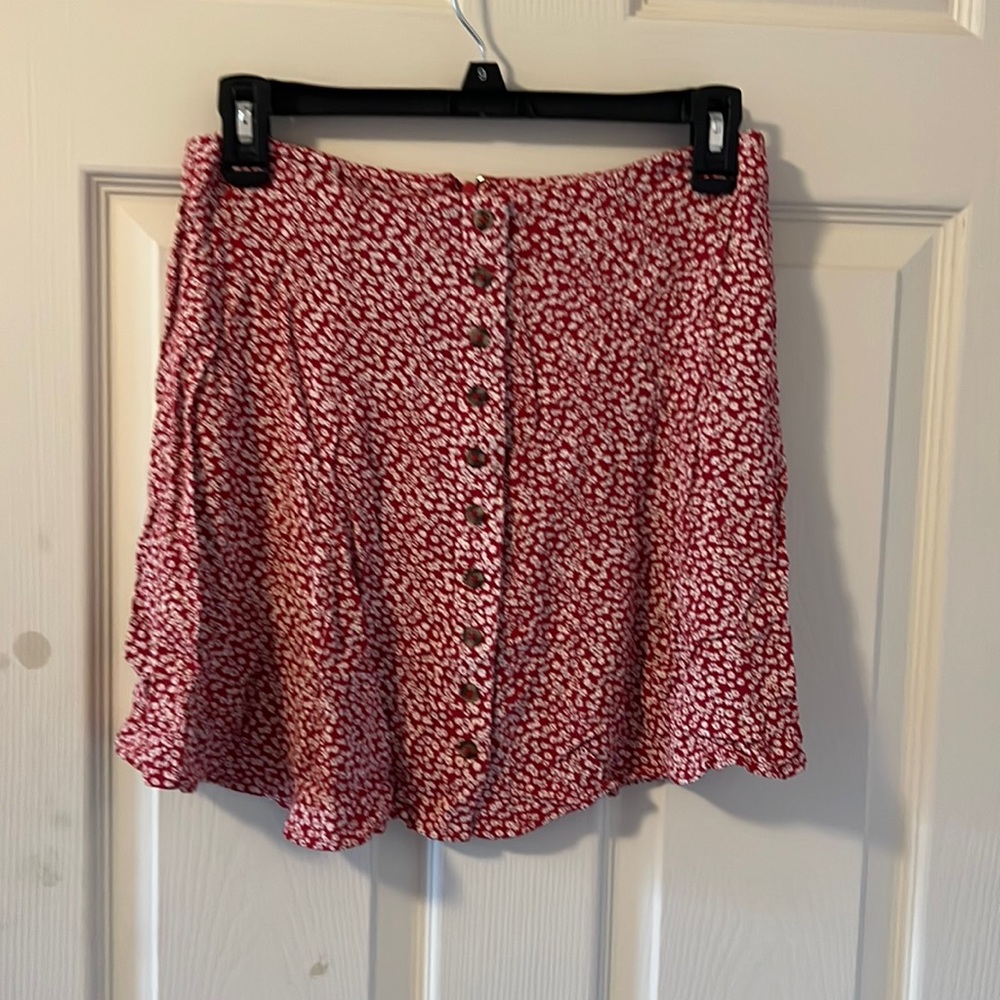 Button down mini skirt. American Eagle